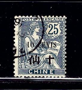 France-Offices in China 61 Used 1907 overprint