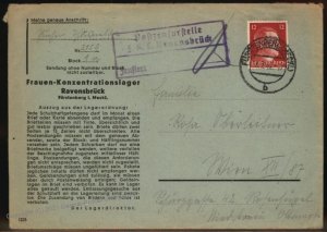 3rd Reich Germany 1942 Womens Concentration Camp KL Ravensbrueck Cover 105401