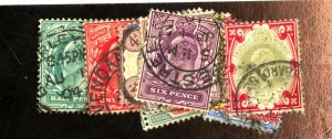 GREAT BRITAIN #127-138 USED FVF Cat $150
