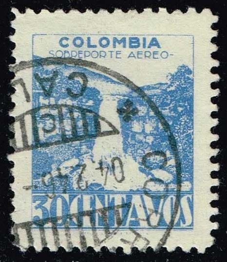 Colombia #C138 Tequendama Waterfall; Used (0.25)