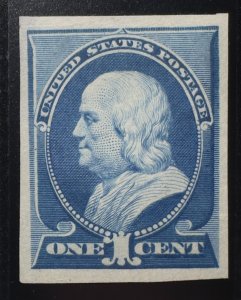 US Scott #212P3 plate proof on India paper