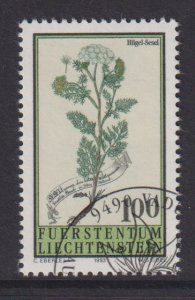 Liechtenstein   #1011  cancelled  1993    meadow plants 1fr