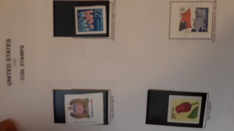 Minkus- #3 All American 2 Post Binder w/ 100's of Stamps, Most Unused 1967-91