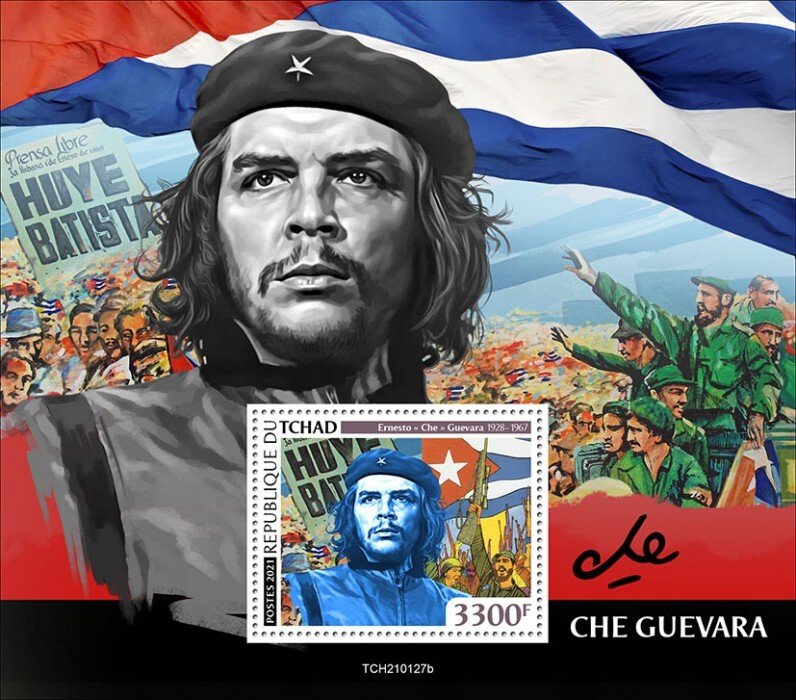 Che Guevara Designer Tank Top Postage Stamp Fashion 