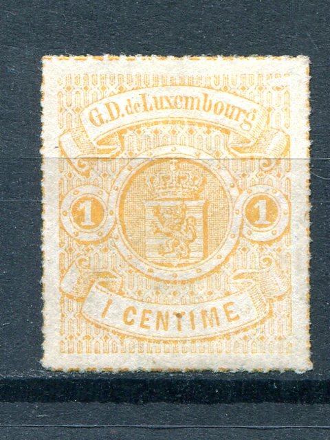 Luxembourg #18  Mint  VF  signed  - Lakeshore Philatelics