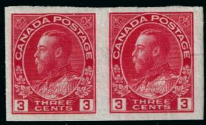 Canada # 138 Mint  VF NH pair  Cat $ 100