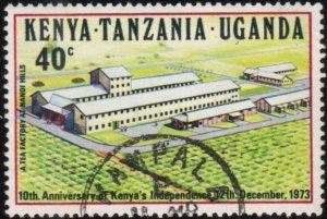 KUT 276 - Used - 40c Tea Factory, Nandi Hills (1973) +