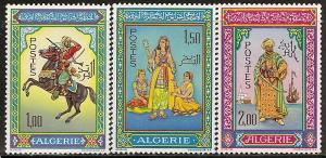 Algeria 362-64 MNH 1966 Miniatures by Mohammed Racim CV $20.