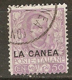 Italy Off Crete 11 SG 11 Used  Fine 1906 SCV $21.50