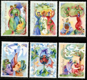 UNITED NATIONS Sc# NY 932-933 GE 470-471 VI 398-399 2007 Peaceful Visions MNH