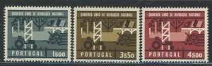 Portugal 1966 National Revolution Anniversary set Sc# 971-73 NH 