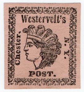 (I.B) US Local Post : Westervelt's Post (Chester)