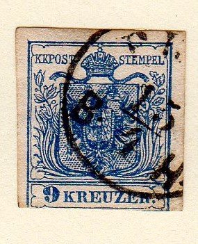 Austria, Sc 5, Used, 1850, Coat of Arms