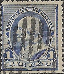 # 219 DULL BLUE USED BEN FRANKLIN SCV-0.75