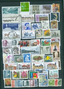 Sweden. Lot 57 Different Used. Off Paper, Modern Issues 1960-2000es.