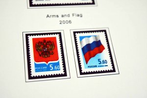 COLOR PRINTED RUSSIA 2000-2010 STAMP ALBUM PAGES (193 illustrated pages)