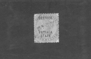 INDIA PATIALA STATE 012 USED BIN $0.50