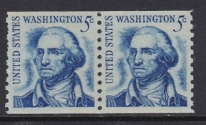 1304 Washington Coil Pair MNH