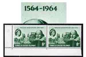 Turks & Caicos Islands 1964 400th Birth Anniversary o...