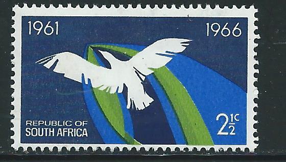 RSA #311a  2 1/2c Flying Bird  (MNH) CV $0.25