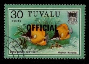 Tuvalu - #O11 Fish - Official - Used