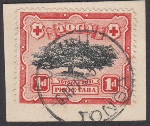 TONGA 1919 1d on piece VAVAU cds...........................................57515