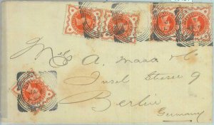 85414 - GB - Postal History - 2 1/2 penny rate on COVER: SHIPLEY to GERMANY 1897