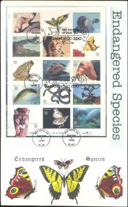 #3105 Endangered Species B Line FDC