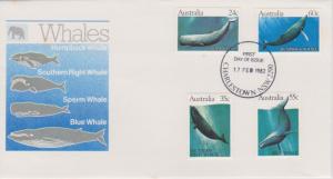 Australia 1982 Whales First Day Cover