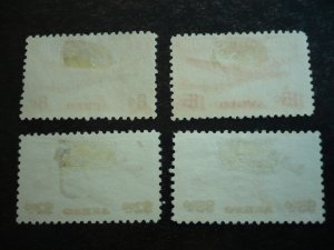 Stamps - Cuba - Scott#C75-C78 - Used Set of 4 Air Mail Stamps