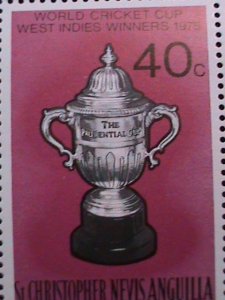 ANGUILA-1975-WORLD CRICKET CUP WINNER-WEST INDIES- MNH-S/S-VERY FINE