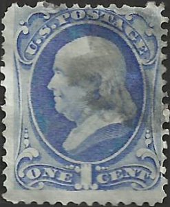 # 156 Ultramarine Used Ben Franklin