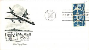 #C52 Blue Airplane Coil - Artcraft Cachet SC22a