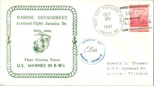 United States Marine Corps 2c Defense 1941 Mar. Det. Portland Bight, Jamaica ...