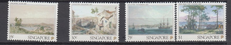 j45794 JL stamps 1990 singapore mnh set #559-62 rivers