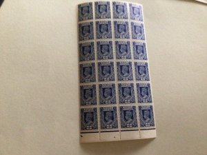 Burma 1946 mint never hinged stamps block A11410