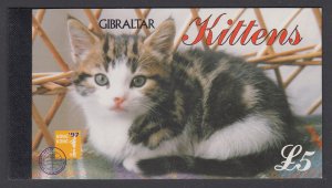 Gibraltar 726k Cats Booklet MNH VF