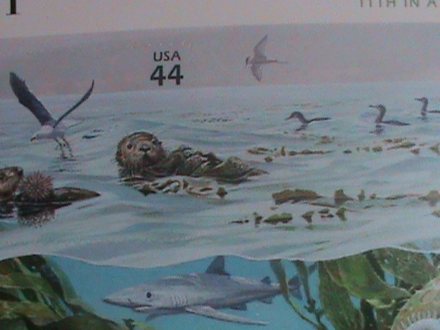 ​UNITED STATES-2009-SC#4423 KELP FOREST WILDLIFE- MNH FULL SHEET - VERY FINE