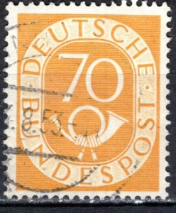 Germany; 1952: Sc. # 683:  Used Single Stamp