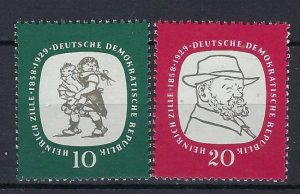 Germany DDR 381-82 MNH 1958 set (an9115)