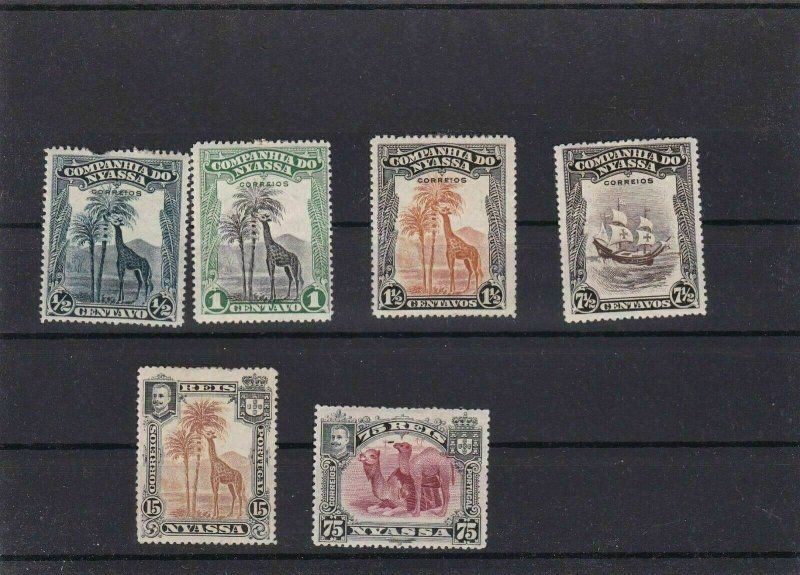 NYASSA  STAMPS ON  STOCK CARD  REF R840 