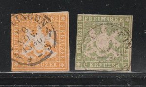 Wurttemberg 15-16 Thins U Coat Of Arms SCV $139.00