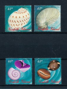 [99434] Norfolk Island 1996 Marine life sea shells sea snails  MNH