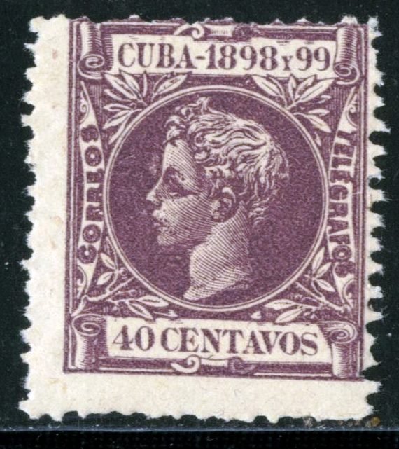 CUBA #171, UNUSED MINT DISTURBED GUM - 1898 - CUBA831AFF8