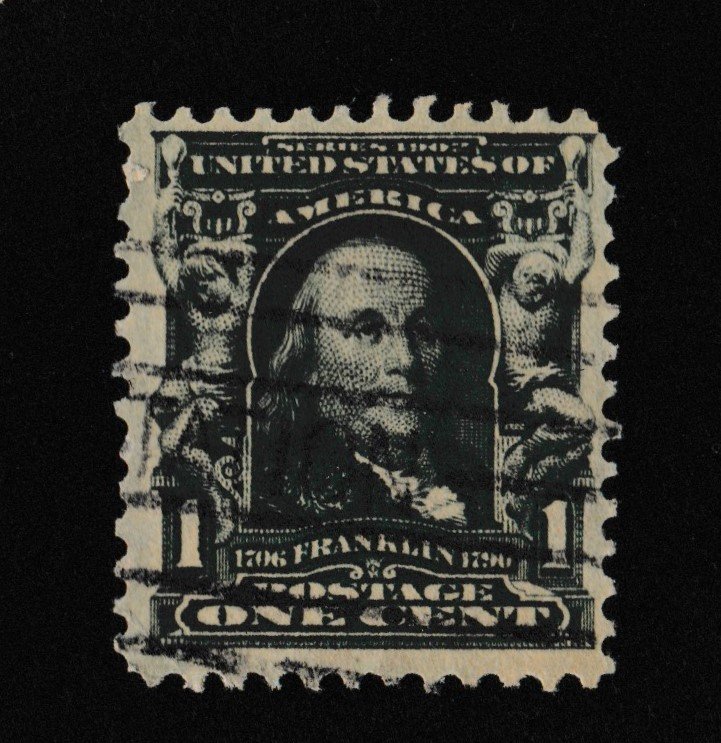 U.S. Franklin 1c SC #300