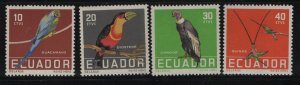 ECUADOR  634-637  MNH  SET