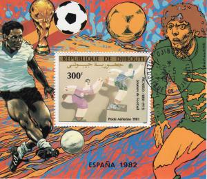 Djibouti 1981 Mi.#Bl.45A World Cup Spain '82/Picasso S/S (1) Fine Used