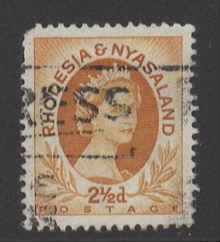 Rhodesia & Nyasaland Sc # 143B used (RRS)