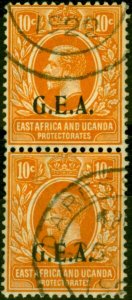 Tanganyika 1922 10c Orange SG73 Very Fine Used Pair (Variants Available)-Vari...