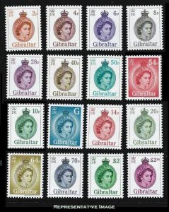 Gibraltar Scott 1420-1435 Mint never hinged.